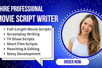 write movie script, screenwriting, movie script writing, screenplay, film script