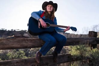 record and produce heartfelt country song as a custom austrian female singer