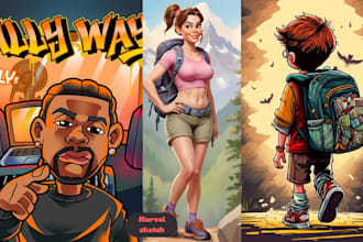 design 3d 90s cartoon retro comic retro illustration retro poster background
