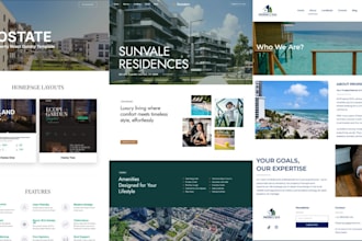 create property management website, airbnb booking website, buildium or appfolio