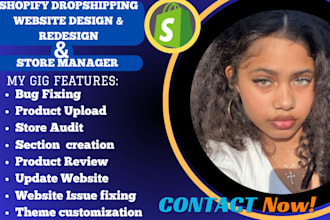 design, rebuild shopify dropshipping store redesign your shopify ecommerce store