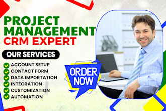 setup project management trello asana mondaycom clickup notion airtable crm