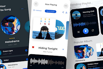 develop music streaming app live streaming app music app website