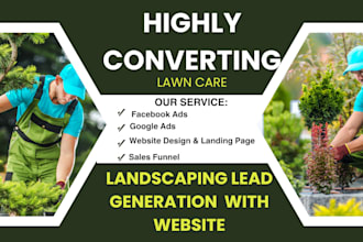 generate landscaping leads lawn care leads lawn care landscaping website