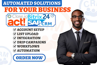 setup close io zoho bigin act crm sap crm bitrix24 pipedrive salesforce workflow
