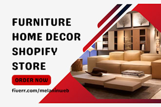 design furniture dropshipping shopify store interior design home decor website