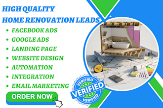 generate home improvement leads home renovation construction home decor website