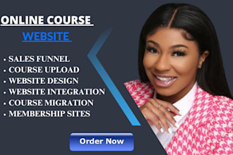 do learnworld, online course website, kajabi website design, podia, thinkific