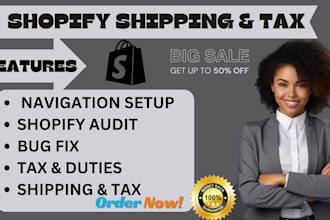 set up shopify shipping and tax, taxes and duties, shopify shipping tax set up