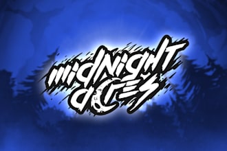 design high quality premium logo title for your video games