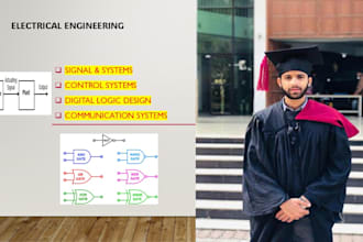 help you in signal, control  systems and digital logic design
