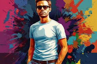 draw your photo into awesome wpap pop art