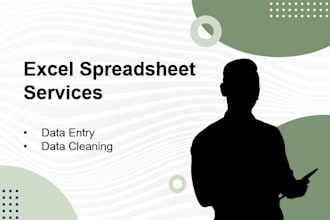 do excel data cleanup, formatting, and analysis
