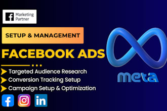 setup, optimize and manage facebook and instagram meta paid ads campaigns