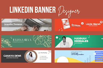 design professional linkedin banner and facebook cover photo