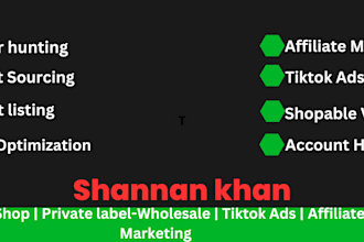 be your tiktok shop VA for spain and ireland, brand build up, growth strategies