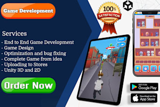 do unity game development on android, IOS, PC and webgl