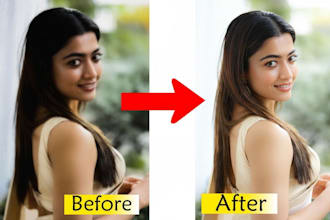 enhance and upscale low quality photos to high resolution