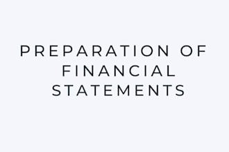 be preparing financial statements