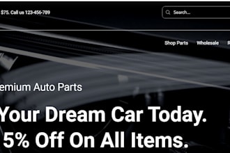 build car dealership website, car detailing website, auto detailing website