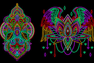 do rhinestone design for clothing