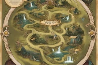make a fantasy map for your world