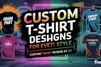 create professional minimalist tshirt  design