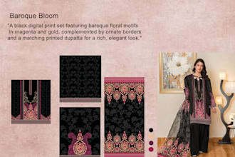 design a custom traditional ethnic wear textile patterns