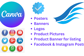 design eye catching canva graphics