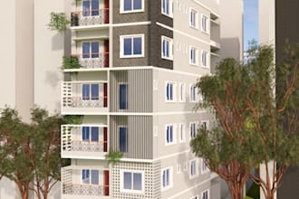 do exterior 3d views and walk through animation