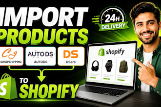 import cj dropshipping, autods and dsers products to shopify