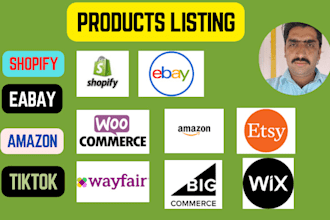 do bulk import and export products on etsy, shopify, ebay, etsy, wix and amazon