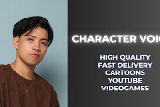 do english male voice acting for your video game or animated projects