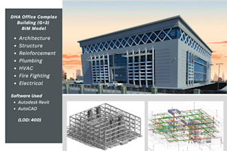 create architectural and structural bim model with revit