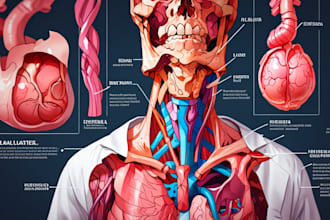 design scientific, medical, educational illustration for you