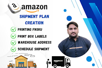 create expert amazon fba shipment plan and bulk shipping inventory manage