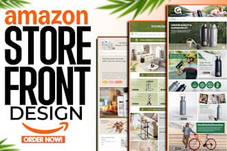 create your amazon brand store and storefront design amazon fba brand store