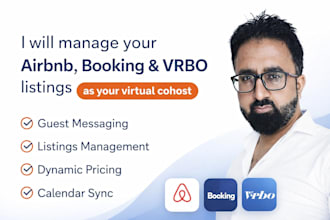 manage your airbnb, booking and vrbo as a virtual cohost