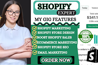do shopify marketing, boost shopify store sales, shopify expert, shopify SEO
