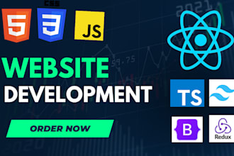 do react js, next js, typescript web app frontend or full stack development