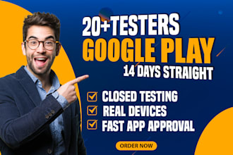 test your android app with 20 testers on google play closed testing