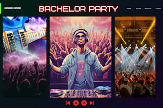 create party, night club, sports, event, dj flyers or poster