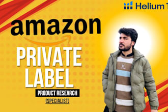 find amazon private label fba product research for you