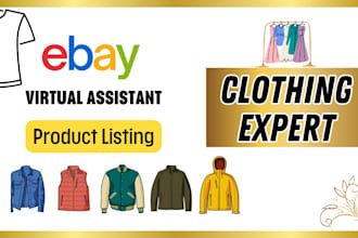 do ebay product listing clothing expert ebay virtual assistant