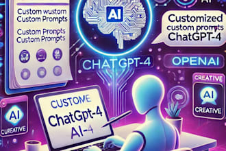 write custom prompts for open ai chat gpt 4
