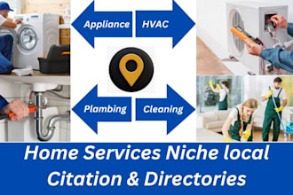submit manually 100 home services niche local citations and directories