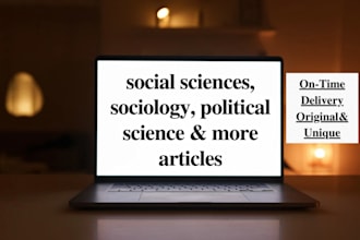 do articles on social sciences, sociology, and politics
