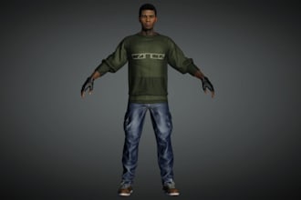make aaa realistic 3d character,3d rigged model, vrm nsfw,fur texture,rig3d,ue5