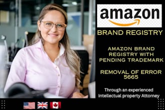 get your amazon brand verified with pending trademark