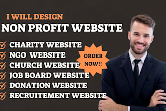 design nonprofit, christain website, job board, charity, ngo, donation website